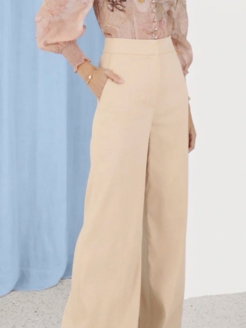 Zimmermann Linen Dancer Wide Leg Pant (5)